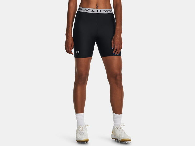 Load image into Gallery viewer, Women's UA Utility Po Slider Shorts
