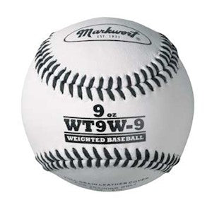 Load image into Gallery viewer, WEIGHTED WHITE LEATHER BASEBALL
