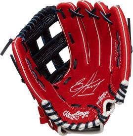 Load image into Gallery viewer, RAWLINGS "SURE CATCH" YOUTH SERIES BASEBALL GLOVE  B. HARPER SIGNATURE 11 1/2" RHT
