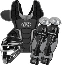 RAWLINGS RENEGADE SERIES CATCHERS SET ADULT BLACK/SILVER