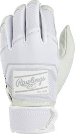 Load image into Gallery viewer, RAWLINGS WORKHORSE PRO - ADULT BASEBALL BATTING GLOVE WHITE
